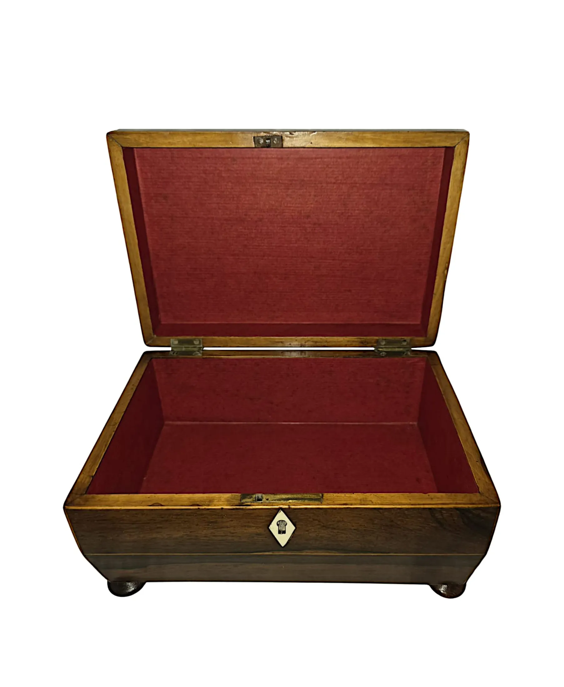 A Lovely Early 19th Century Inlaid Jewellery Box